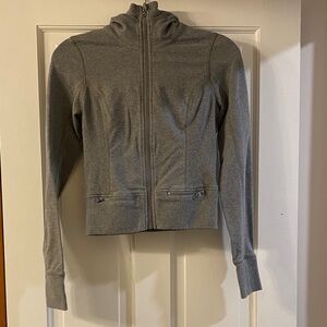 lululemon athletica Gray Zip-Up Hoodie